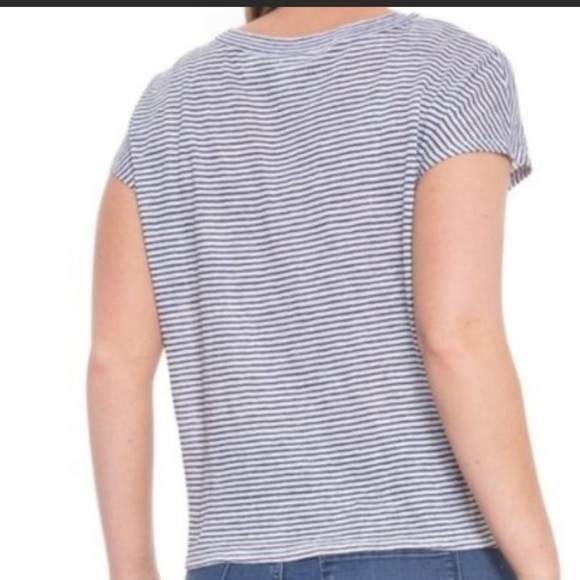 Rachel Zoe Striped Linen Top - Picture 6 of 6